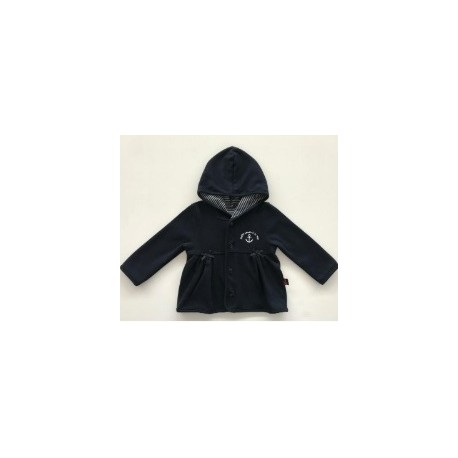 beau look mode designer Réduction Veste Capuche Bébé Fille Papylou Flotte Marine - Breizh Rider beau look mode designer Réduction Veste Capuche Bébé Fille Papylou Flotte Marine - Breizh Rider