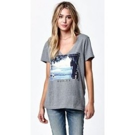 Hurley Tee Shirt Enjoy The Journey Gray