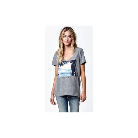 Tee Shirt Hurley Enjoy The Journey Gris