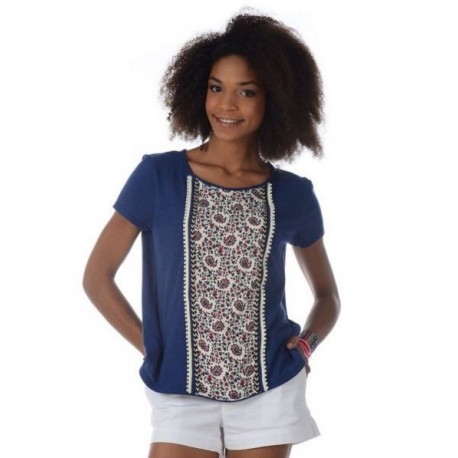 Tee Shirt Banana Moon Indigo Chany Alexane