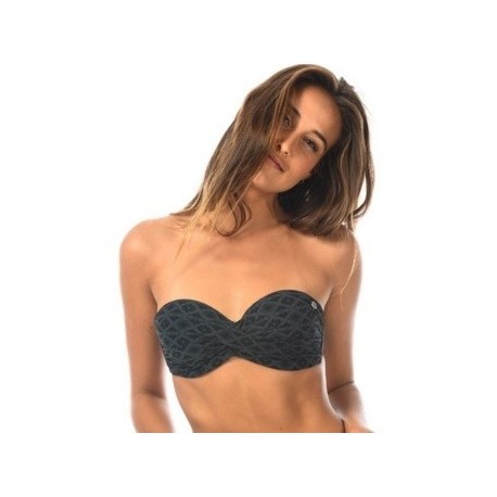 Haut De Maillot De Bain Banana Moon Sakata Huanca Anthracite Bonnet C