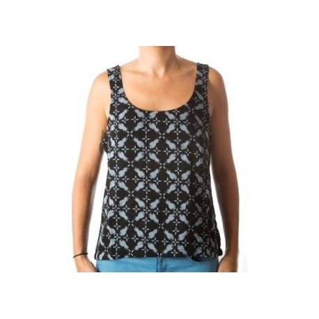 Top Hurley Madison Black