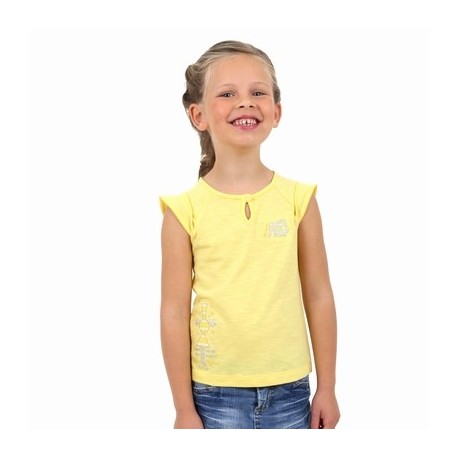 Tee Shirt Kids Fille A L'Aise Breizh SADIRA Jaune