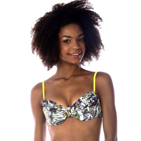 Haut de Maillot de Bain Banana Moon Fatto Jungleline Bonnet C
