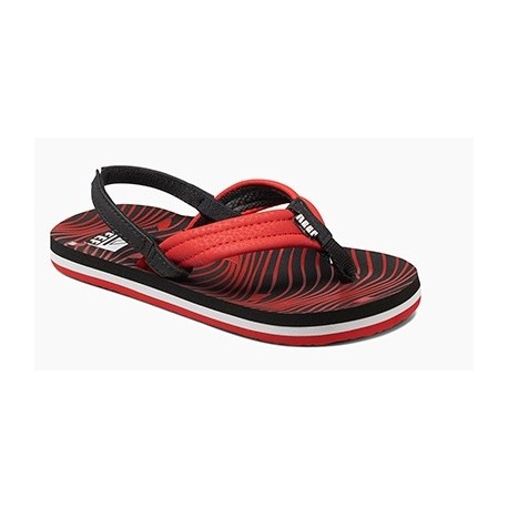 Reef Kid Sandal Ahi Red Shark