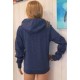 Sweat Zippé Femme KanaBeach Flower BZZZ Bleu Nuit