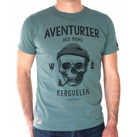 Men's Tee Shirt Stered Aventurier Des Mers Vert