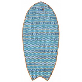 Board Beach Towel All-In Corail Indian Print Blue