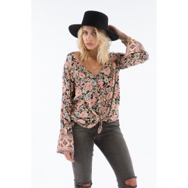 Top Billabong Forget Me Knot Black