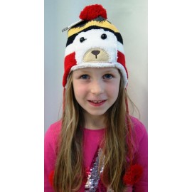 Bonnet Kids HERMAN Justin Peruvian Bear Red