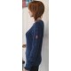 Pull Femme KANABEACH Terry Bouclette Bleu Nuit