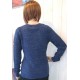 Pull Femme KANABEACH Terry Bouclette Bleu Nuit