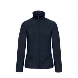 Veste Polaire Femme Zippé Navy