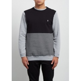 Sweat Volcom Homme 3ZY Crew Heather Grey