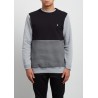 Sweat Volcom Men 3ZY Crew Heather Grey