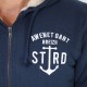 Men's Sherpa Lined Sweatshirt STERED Awen Marine