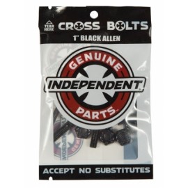 Set of Independent Screw 1" Allen Black
