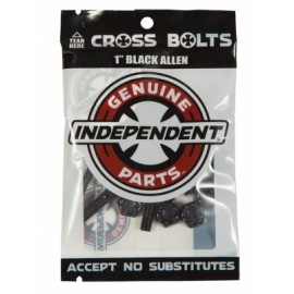 Set de Vis Independent 1" Allen Noire