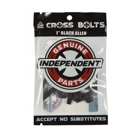 Set of Independent Screw 1" Allen Black