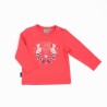 Tee Shirt Baby Girl Long Sleeves A L'Ease Breizh Battany Rose