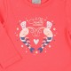 Tee Shirt Baby Girl Long Sleeves A L'Ease Breizh Battany Rose