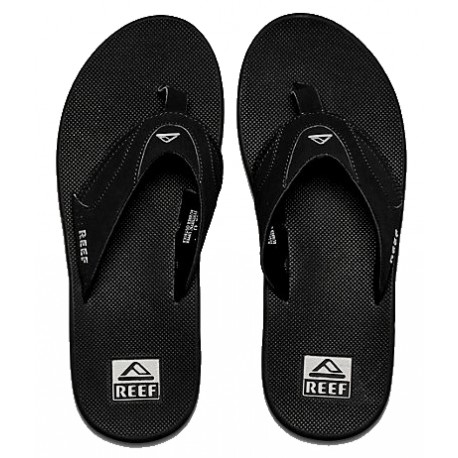 Reef Fanning Sandal Black Silver
