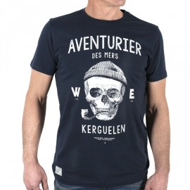 Tee Shirt Homme Stered Aventurier Des Mers Marine