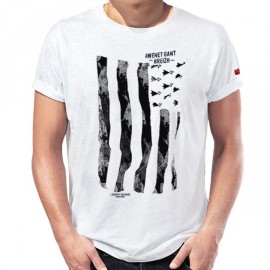 Tee Shirt Homme Stered Flag Gwenn Ha Du Blanc