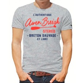 Men's T-Shirt Stered Awen Breizh SUP Heather Grey