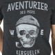 Men's Tee Shirt Stered Aventurier Des Mers Charcoal Grey