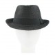 Chapeau Femme HERMAN Don Chick Noir Paillettes