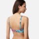 O'NEILL Fancy Swimsuit Top Green Pink Purple Headband