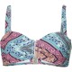 O'NEILL Fancy Swimsuit Top Green Pink Purple Headband