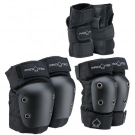 Pro Tec Pads Street Gear Junior Small 3 Pack Black