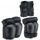 Pro Tec Pads Street Gear Junior 3 Pack Black Youth