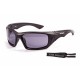 Lunettes de Soleil Flottante Ocean Antigua Smoke Mat Black