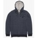 Vissla Established Denim Blue Zip Sweatshirt