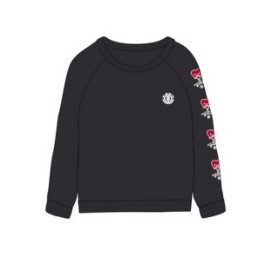 Sweat Femme ELEMENT Love Crew Flint Black