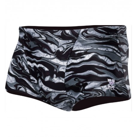 TYR Men's Swimsuit Miramar All Over Trunk Titanium