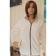 Women's Fleece Top Escale Nautic Poupe Ecru