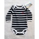 Baby Body Long Sleeve Papylou Navy Striped