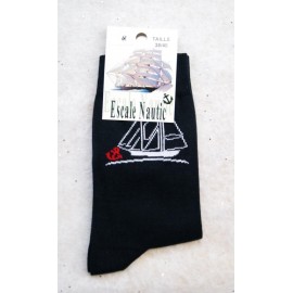 Socks Escale Nautic Chaussbateau Marine