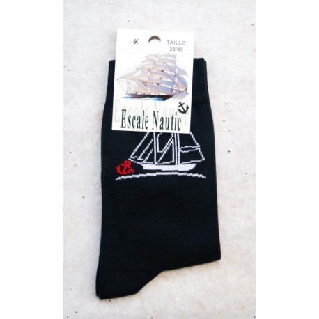 Chaussettes Escale Nautic Chaussbateau Marine