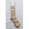 Chaussettes Épaisses Escale en Montagne Chausscerf Beige