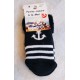 Papylou anti-slip baby socks Navy anchor