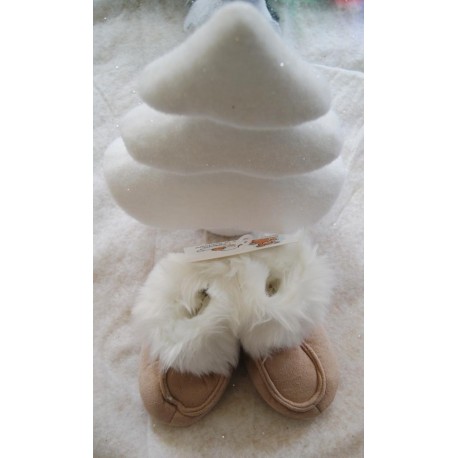 Papylou Children's Slipper Skin Lined Beige Pant