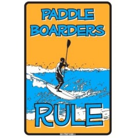 Plaque Alu Paddle Boaders