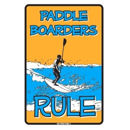 Plaque Alu Paddle Boaders