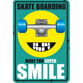 Smile Skate Metal Plate