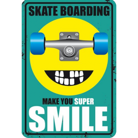 Smile Skate Metal Plate